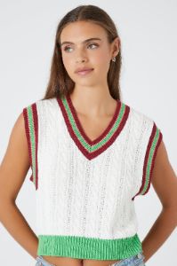 Gilet rayé de style universitaire sold by Urban Planet