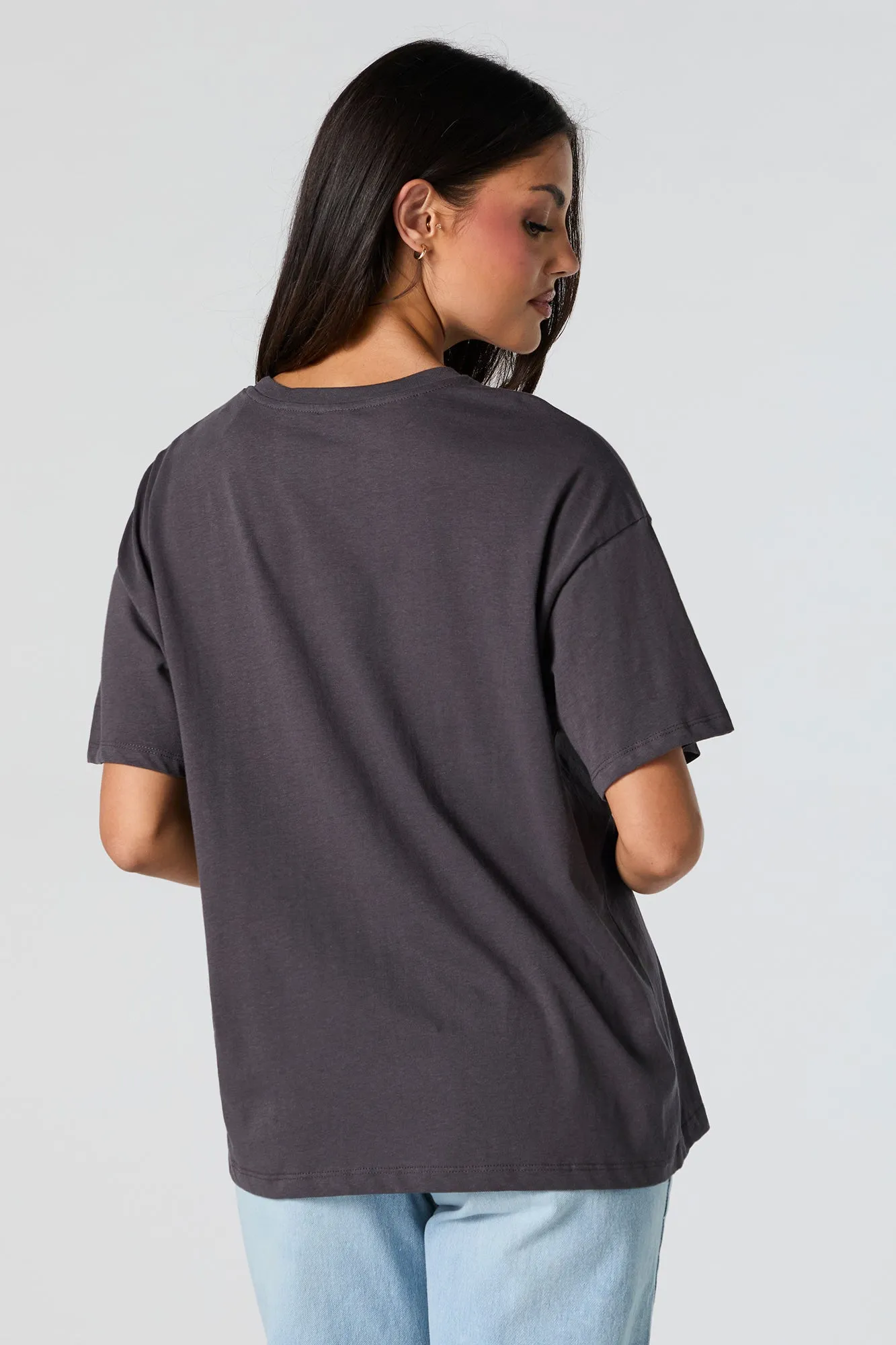 Lightning McQueen Graphic Boyfriend T-Shirt sold by Urban Planet product image thumbnail 3