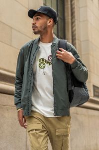 Coloured Bomber Jacket sold by Urban Planet