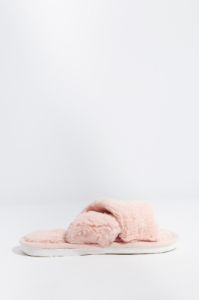 Plush Criss Cross Slipper sold by Urban Planet