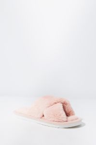 Plush Criss Cross Slipper sold by Urban Planet