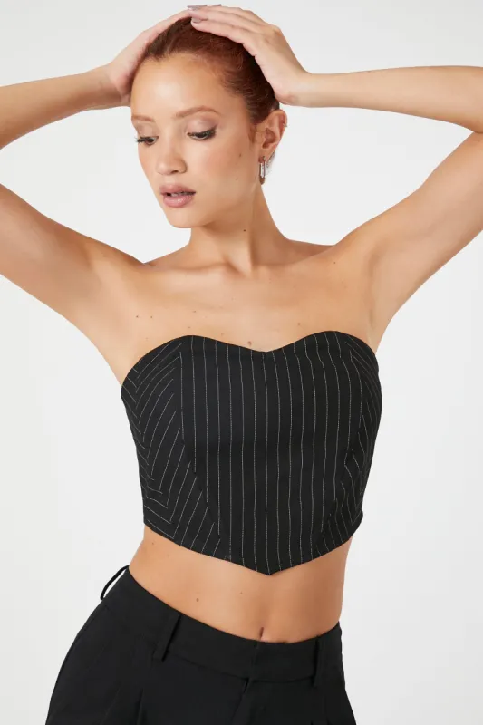 Pinstriped Tube Top sold by Urban Planet