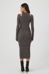 Shoulder Cut-Out Midi Sweater Dress sold by Urban Planet