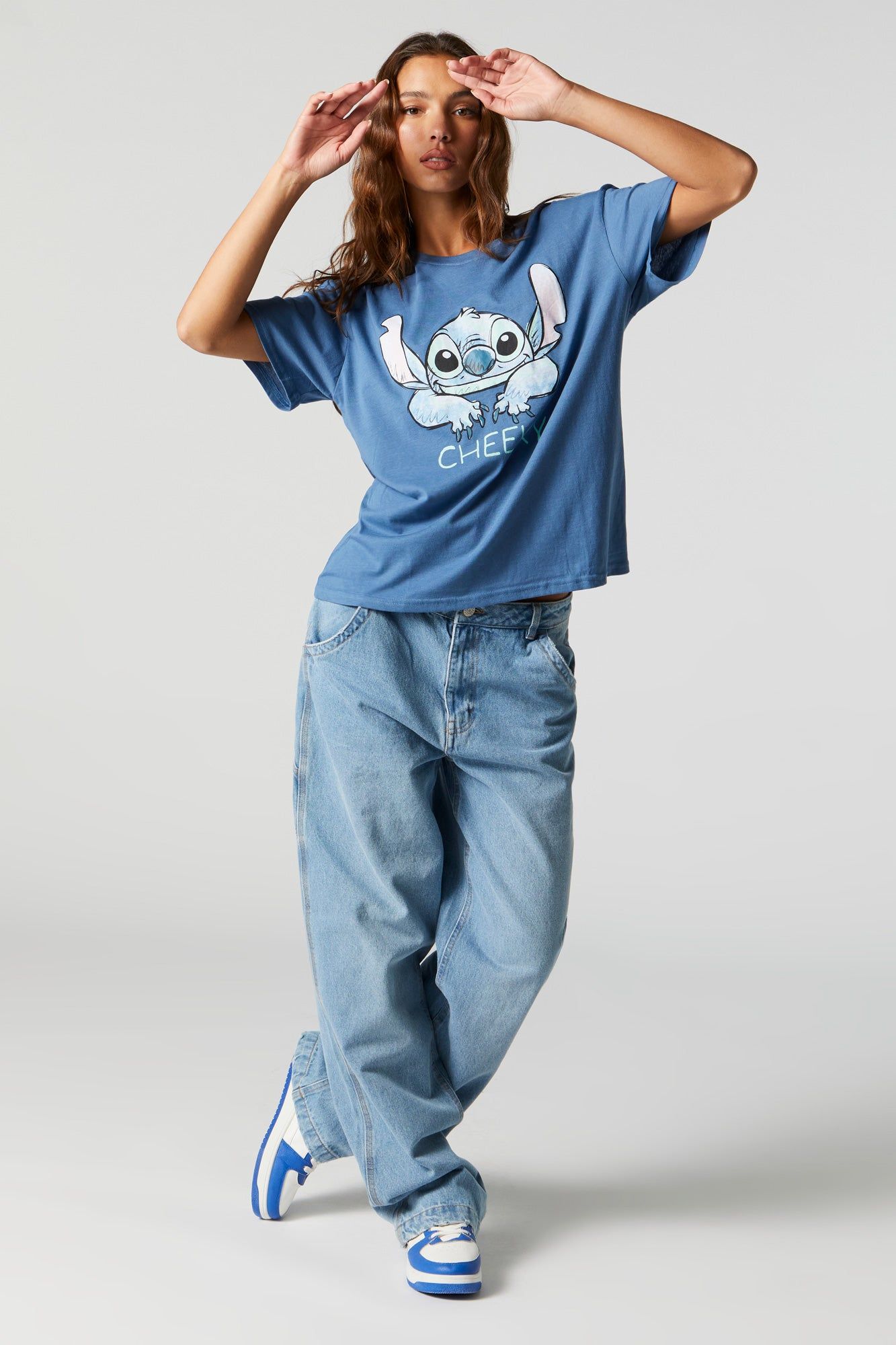 Cheeky Stitch Graphic Boyfriend T-Shirt sold by Urban Planet product image thumbnail 3