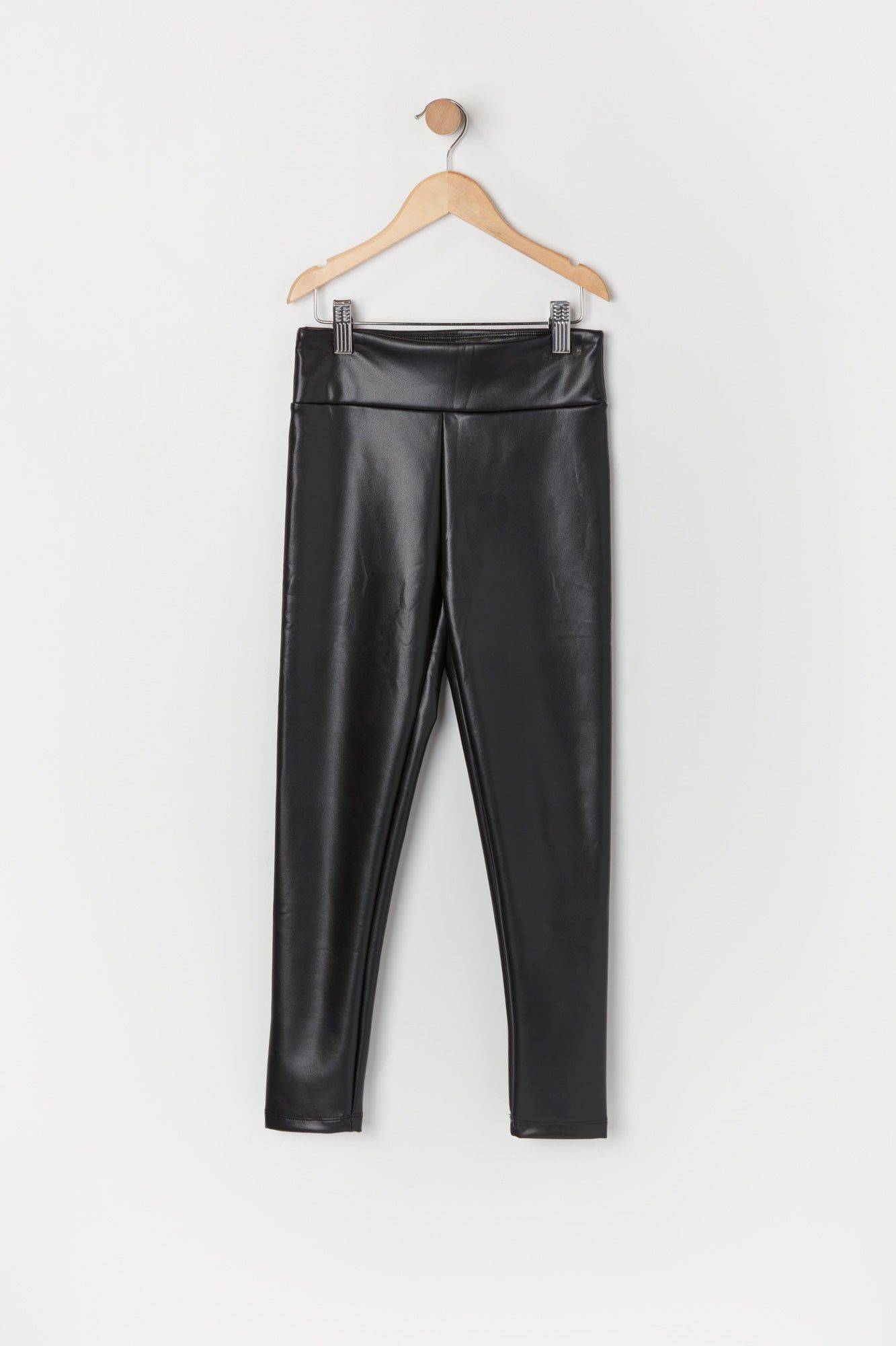 Girls Faux-Leather Legging sold by Urban Planet