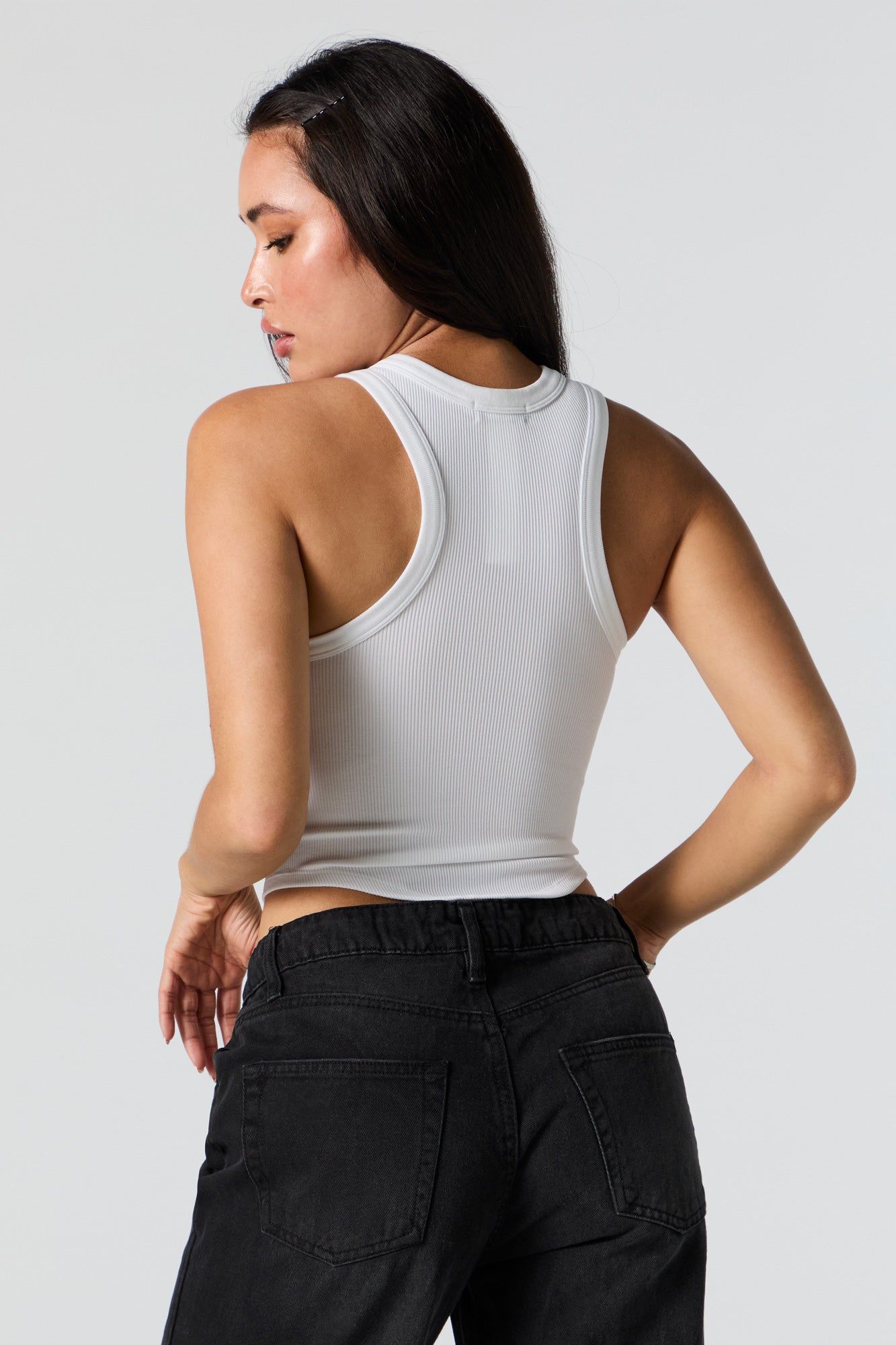 Camisole ras du cou côtelée sold by Urban Planet product image thumbnail 2