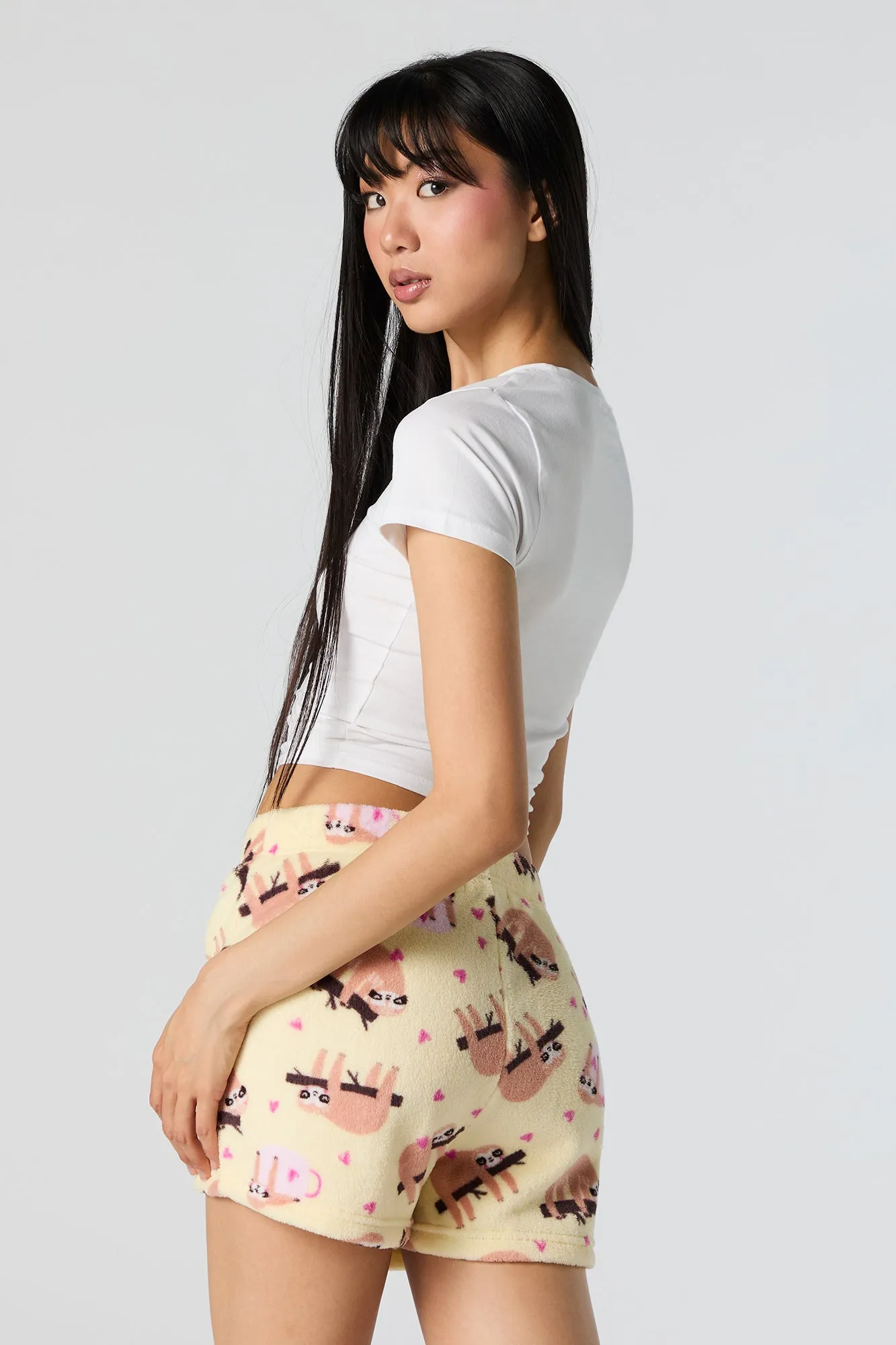 Plush Pajama Short sold by Urban Planet product image thumbnail 2