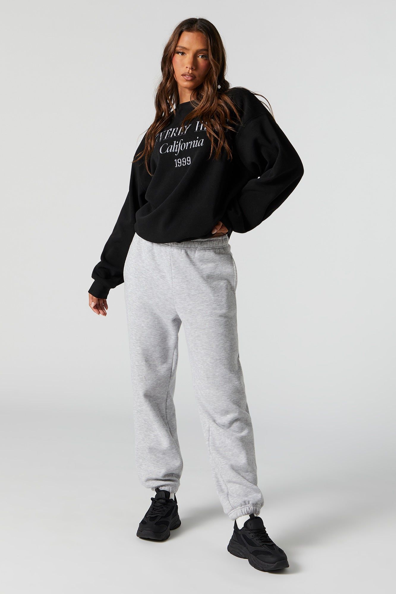 Beverly Hills Embroidered Sweatshirt sold by Urban Planet product image thumbnail 3