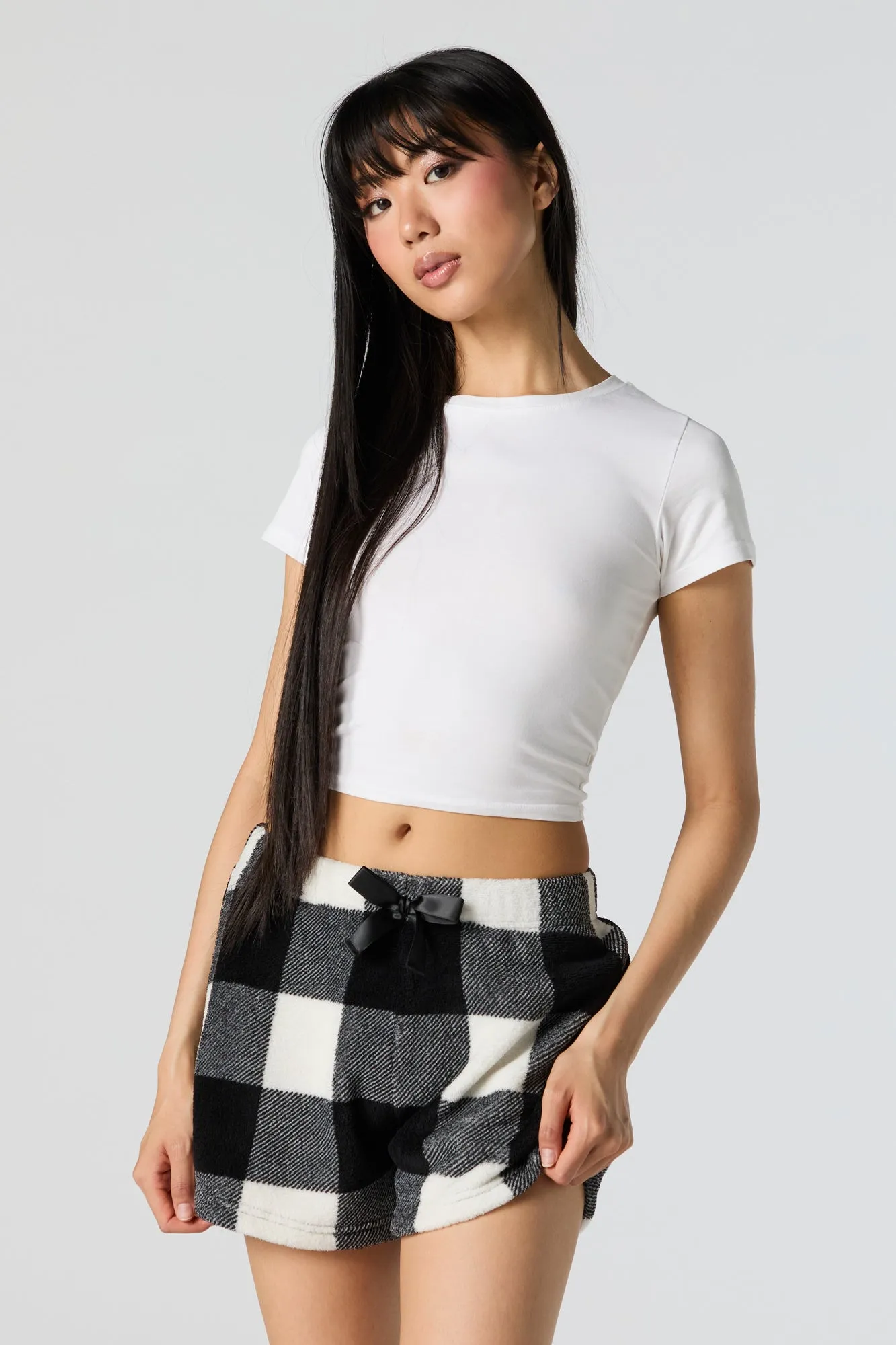 Plush Pajama Short sold by Urban Planet product image thumbnail 4