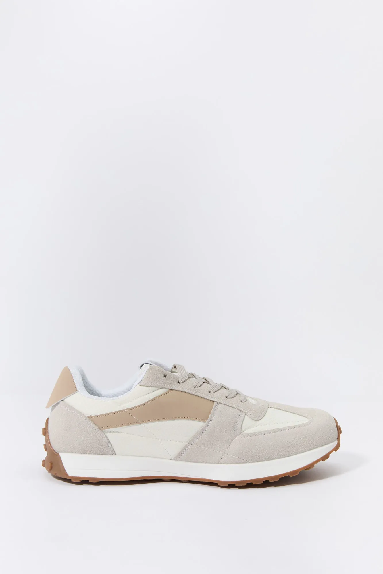 Faux Suede Colourblock Running Shoe sold by Urban Planet product image thumbnail 2