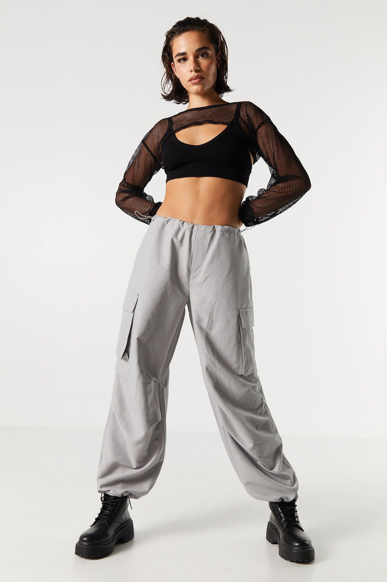 Pantalon cargo parachute sold by Urban Planet product image thumbnail 7