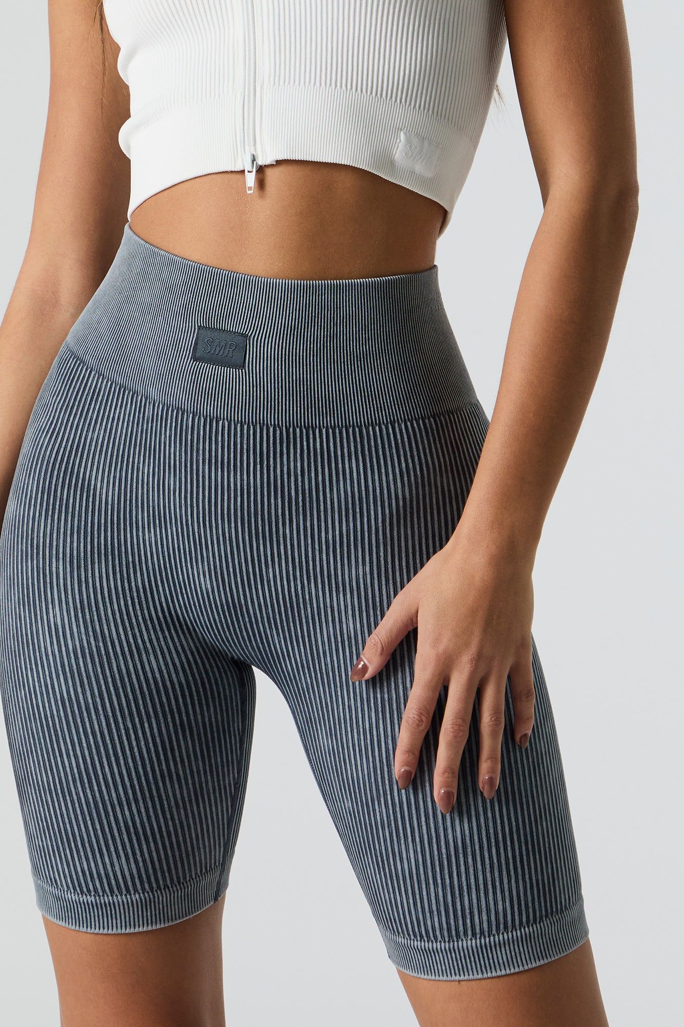 Short de cycliste Sommer Ray côtelé délavé sans couture sold by Urban Planet product image thumbnail 4