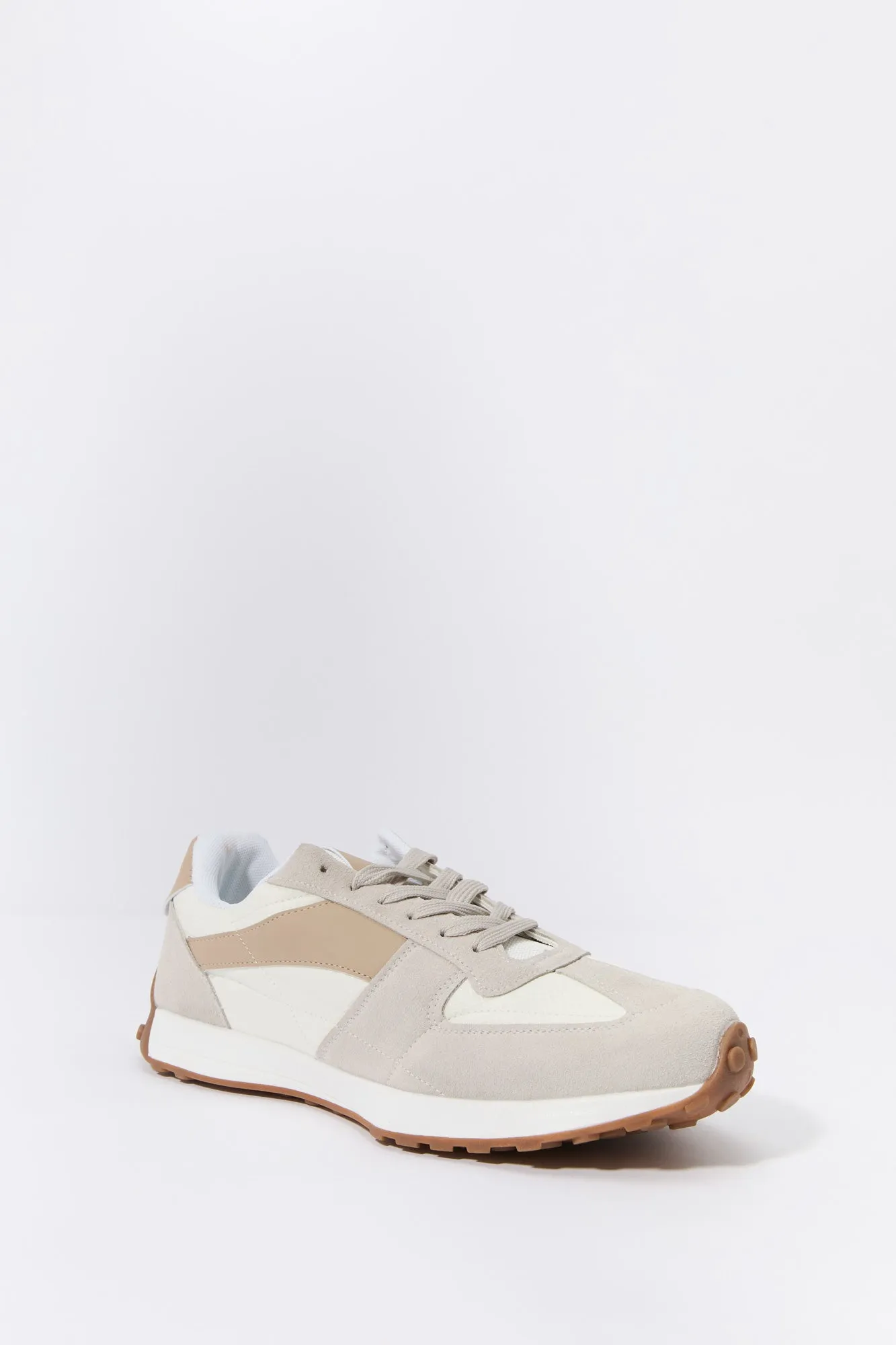 Faux Suede Colourblock Running Shoe sold by Urban Planet product image thumbnail 3