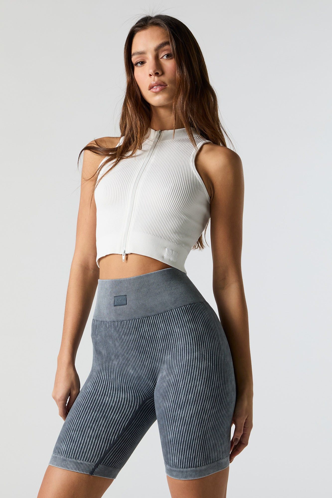 Short de cycliste Sommer Ray côtelé délavé sans couture sold by Urban Planet
