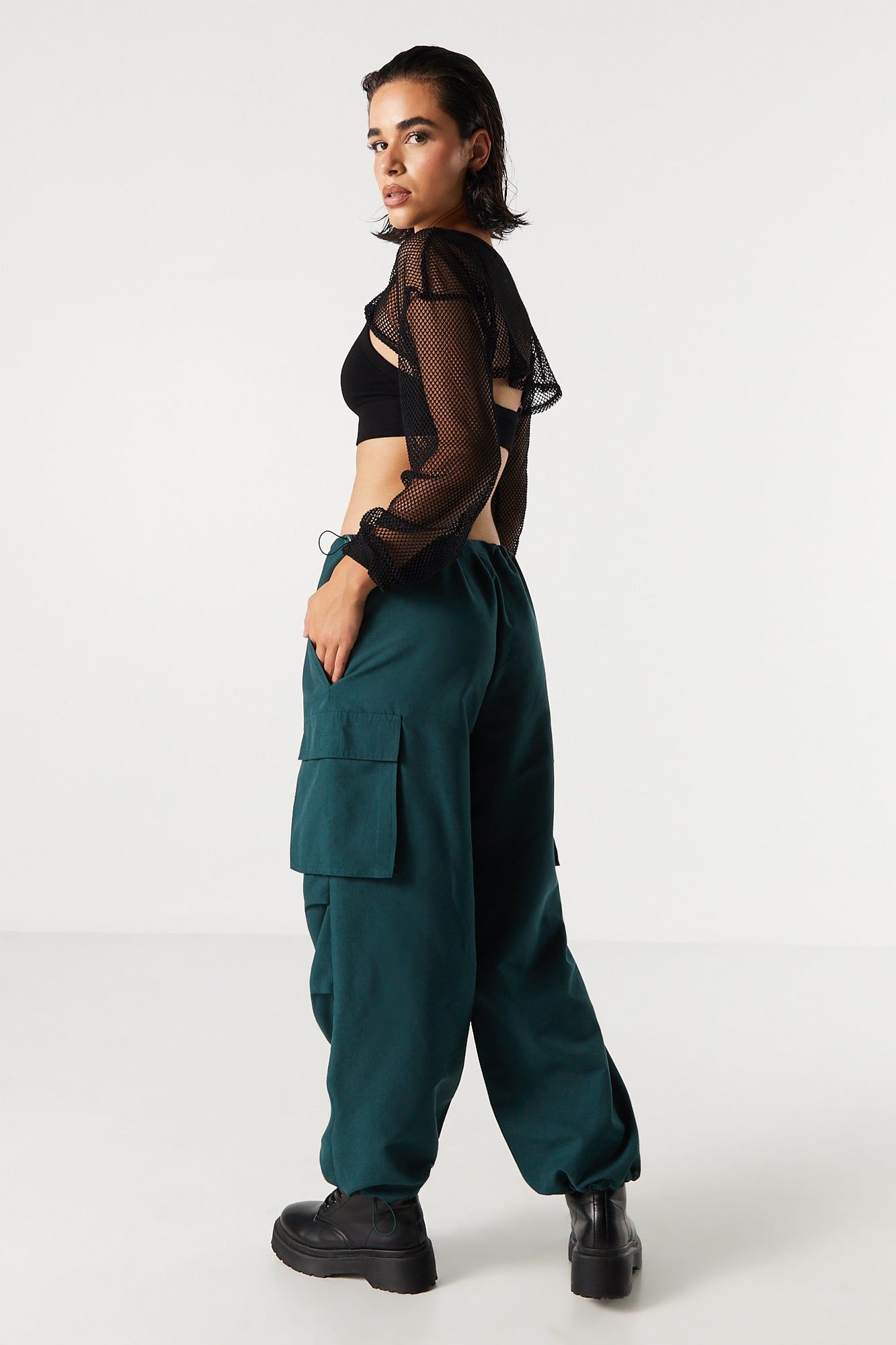 Pantalon cargo parachute sold by Urban Planet product image thumbnail 12