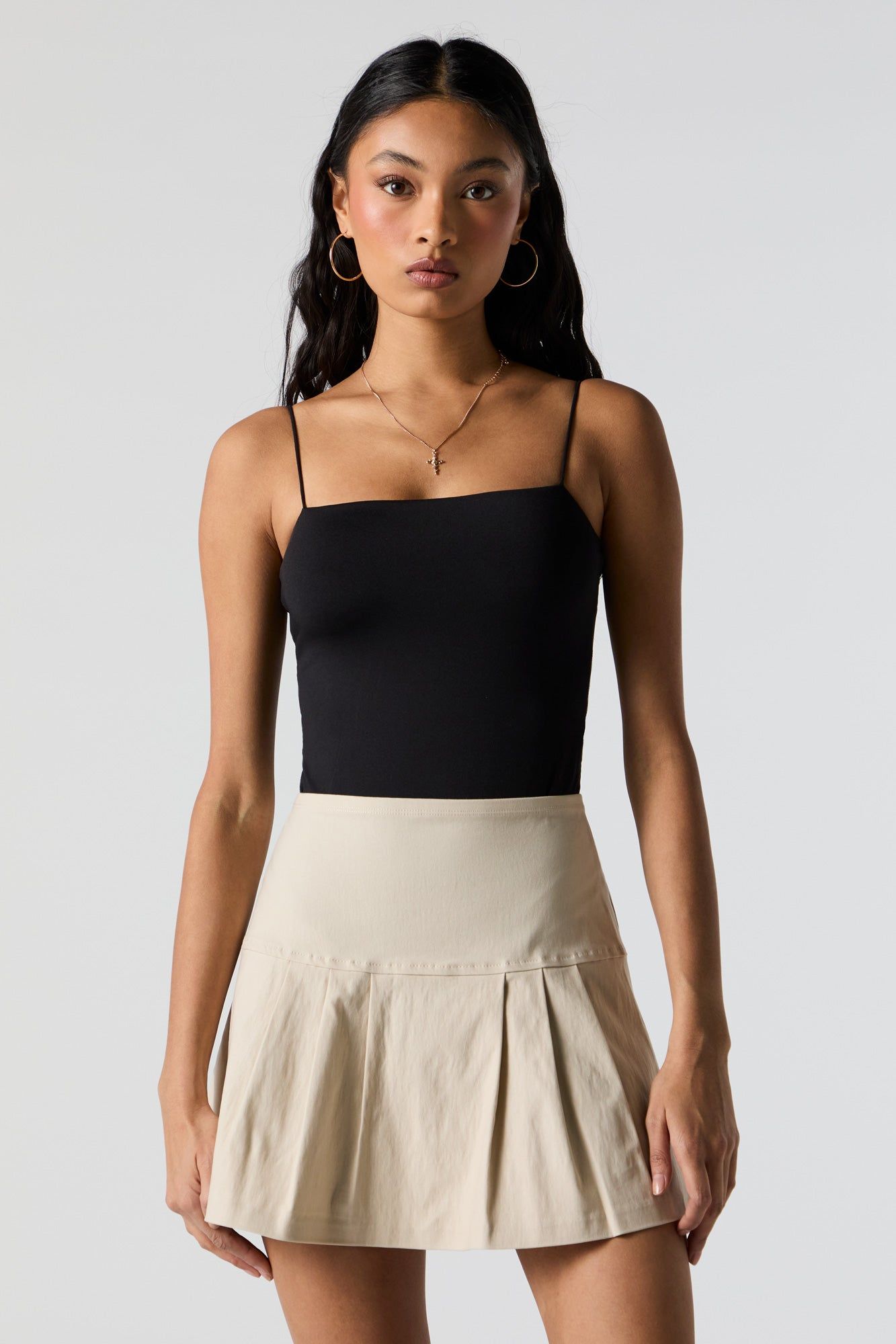 Pleated Mini Skirt sold by Urban Planet