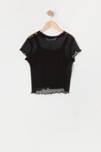 Ensemble avec t-shirt et débardeur en filet pour fille sold by Urban Planet