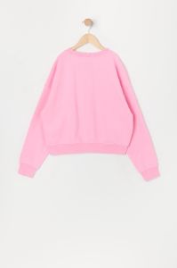 Girls NY City of Dreams Twill Embroidered Sweatshirt sold by Urban Planet