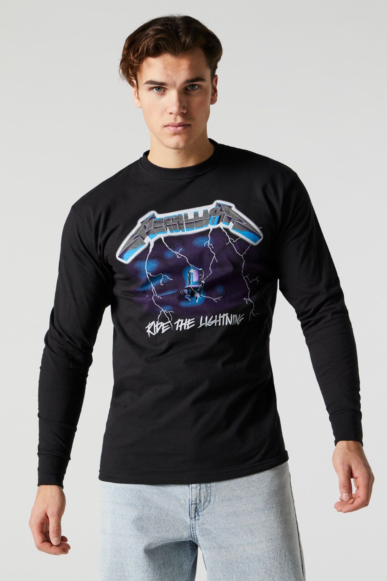 Metallica Graphic Long Sleeve Top sold by Urban Planet