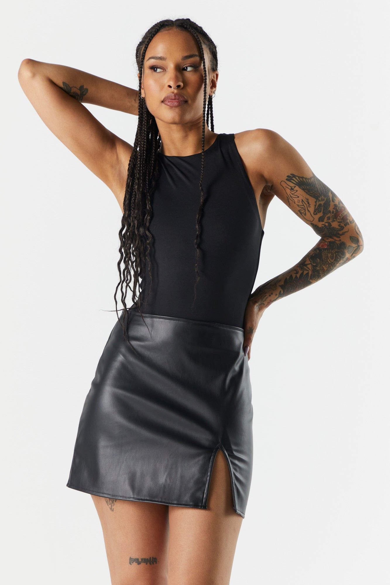 Contour High Neck Bodysuit sold by Urban Planet