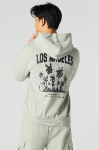 Los Angeles California Graphic Fleece Hoodie sold by Urban Planet
