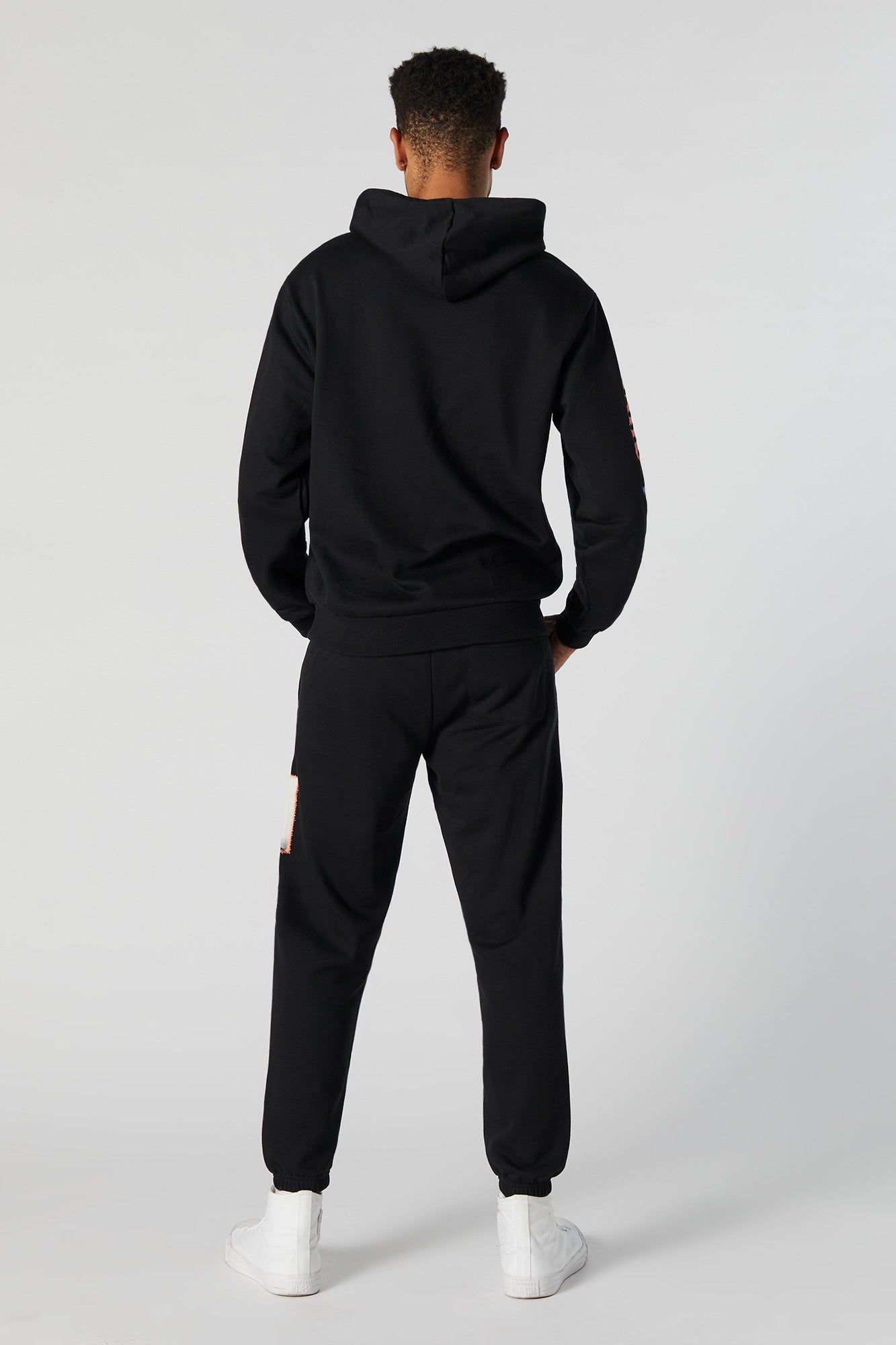 Eternal Bliss Howling Wolf Graphic Fleece Jogger sold by Urban Planet product image thumbnail 3