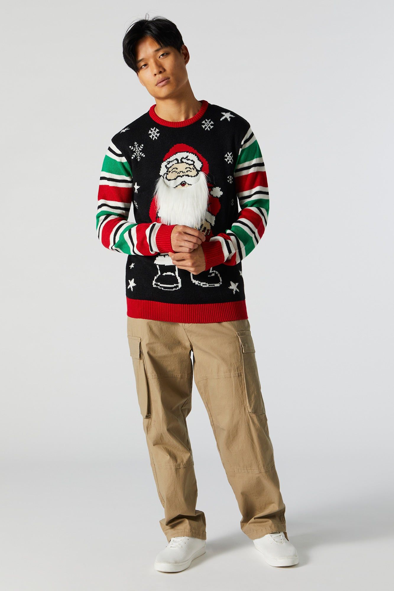 3D Santa Ugly Xmas Sweater sold by Urban Planet product image thumbnail 3
