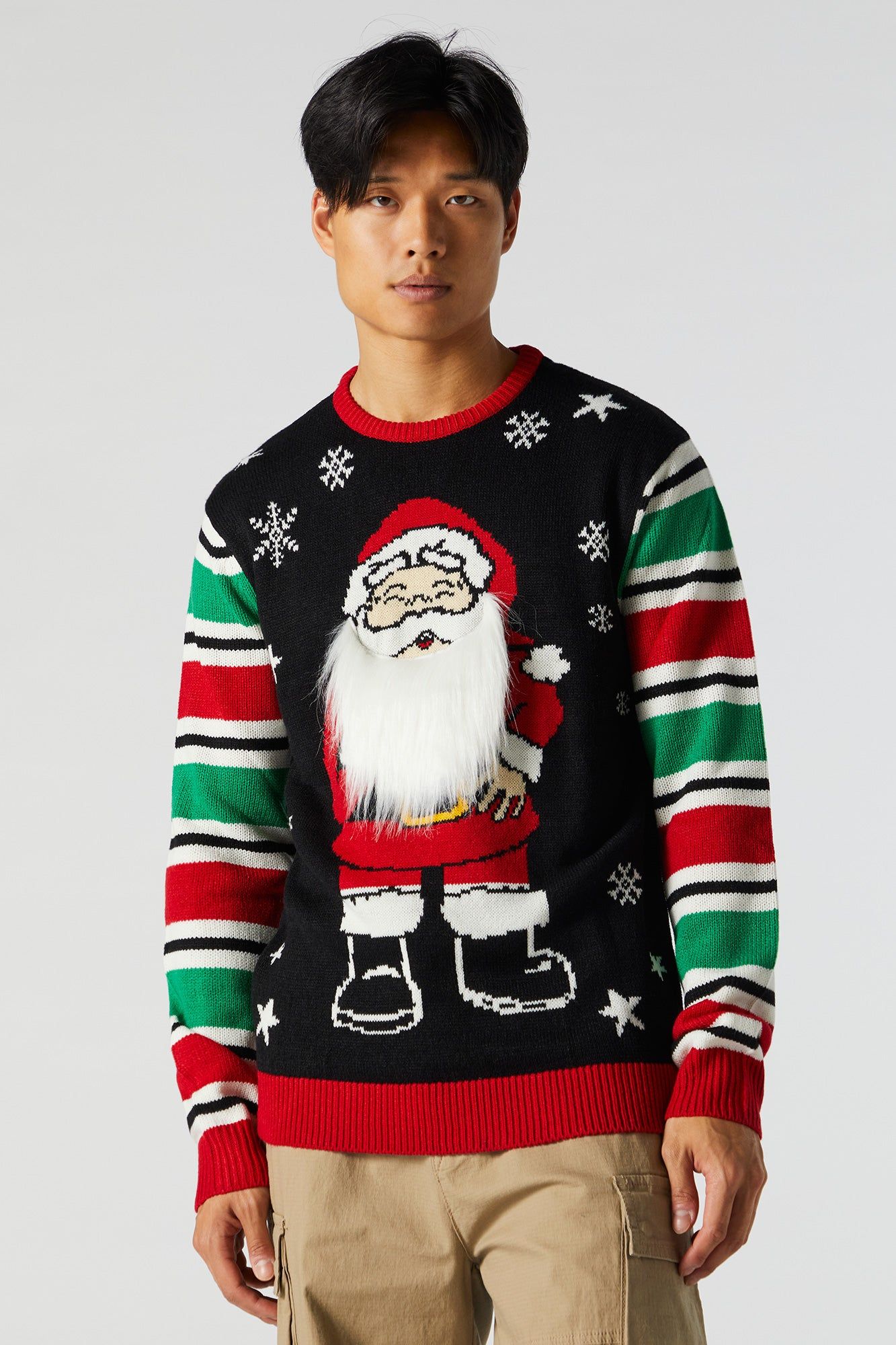 3D Santa Ugly Xmas Sweater sold by Urban Planet