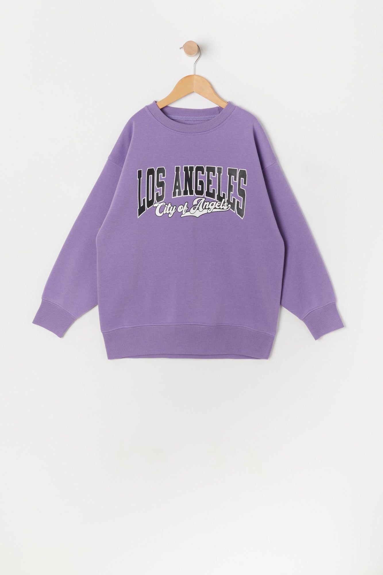 Girls Los Angeles Graphic Fleece Sweatshirt sold by Urban Planet