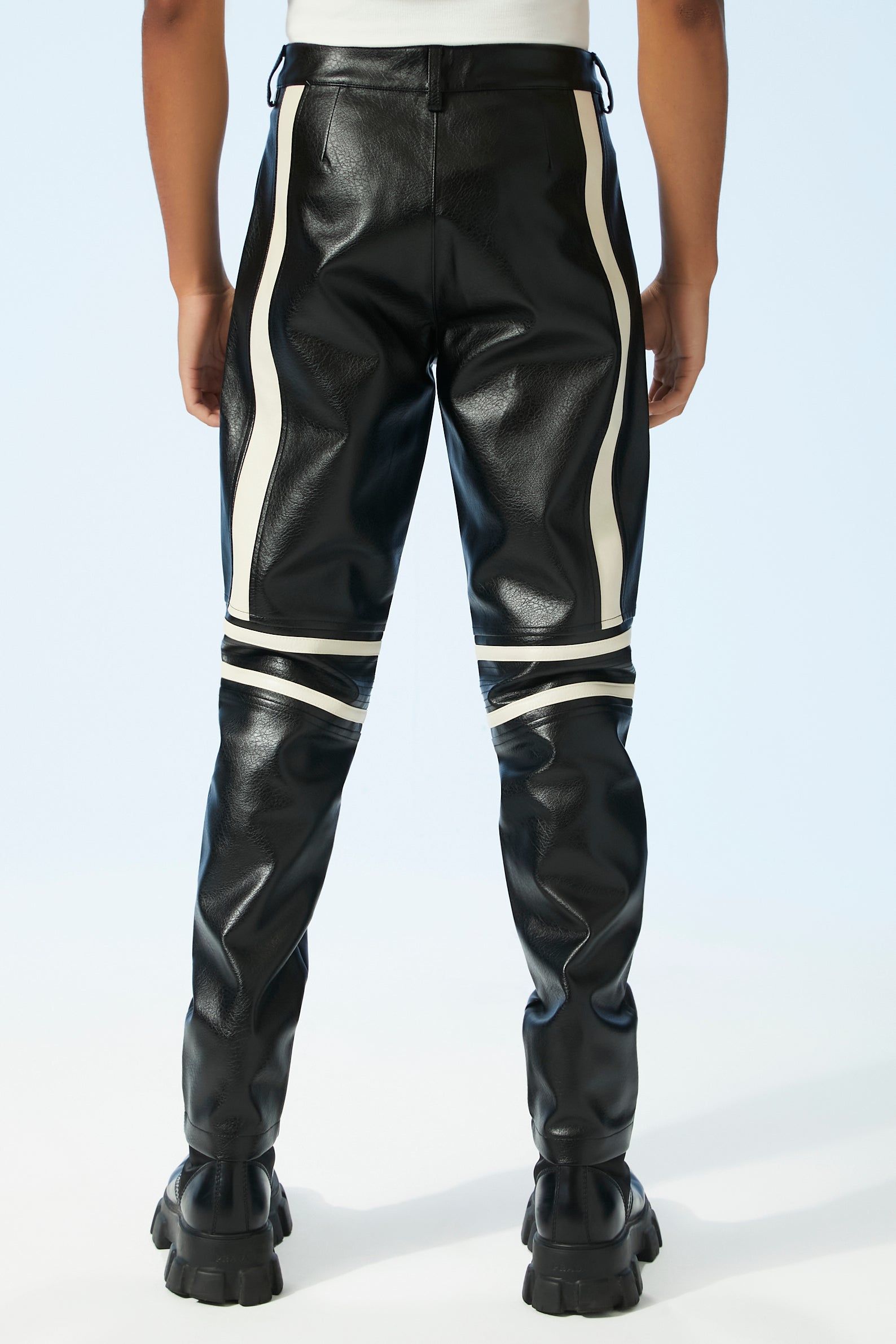 Faux Leather Striped Pant sold by Urban Planet product image thumbnail 2
