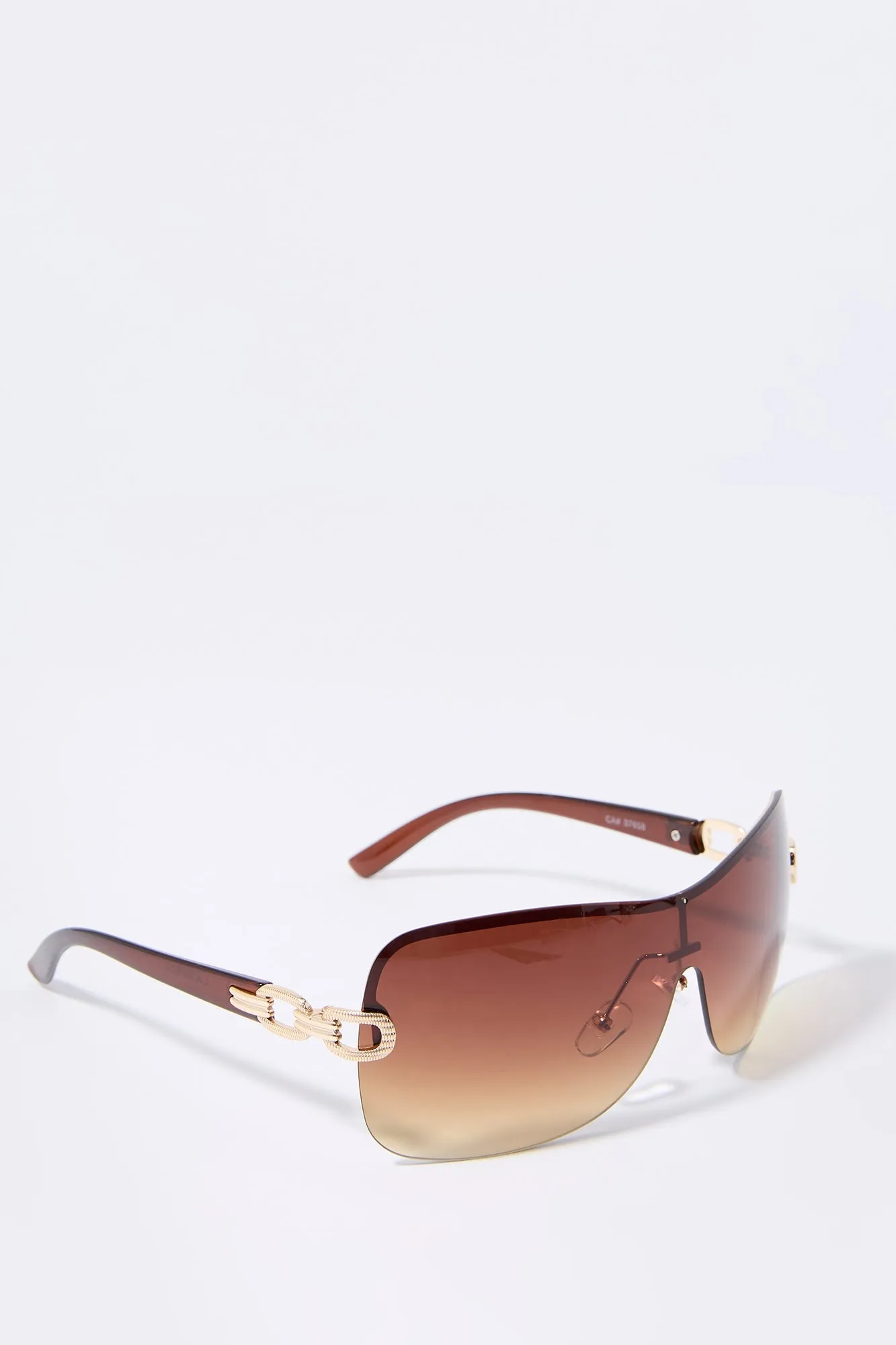 Coloured Rimless Shield Sunglasses sold by Urban Planet product image thumbnail 2