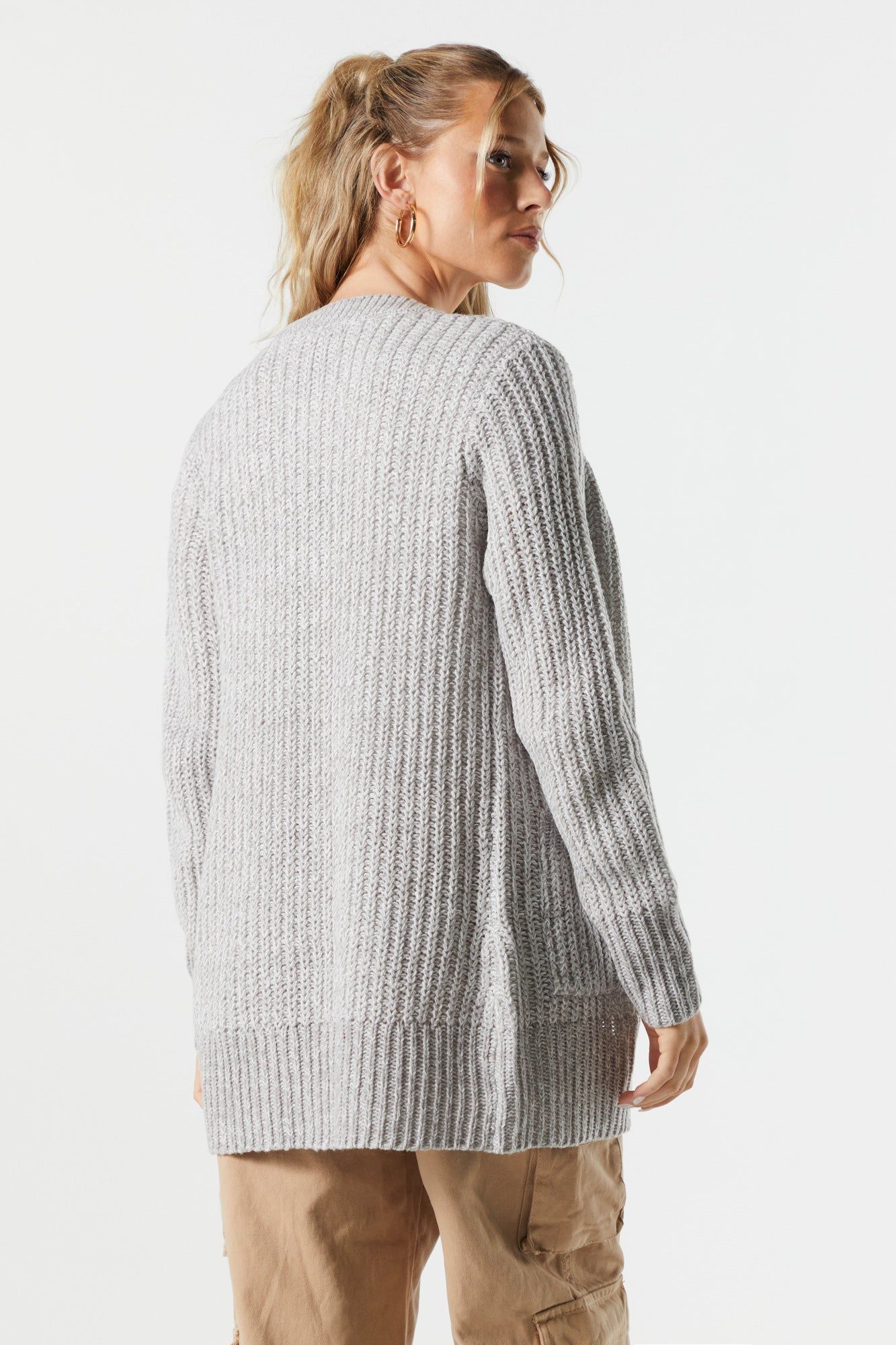 Front Pocket Knit Cardigan sold by Urban Planet product image thumbnail 5