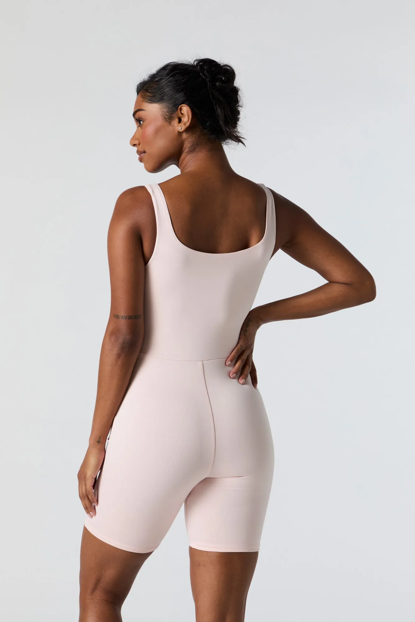 Combi-short débardeur profilé rose sold by Urban Planet product image thumbnail 2