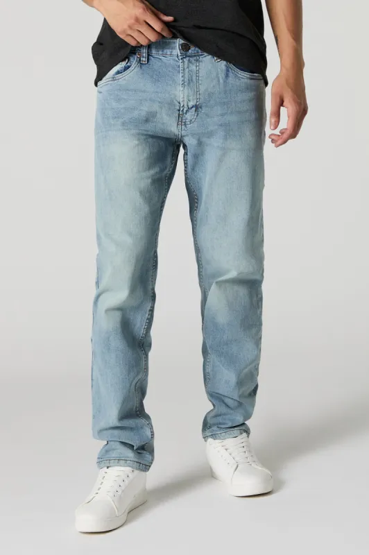 Light Vintage Wash Straight Leg Jean sold by Urban Planet