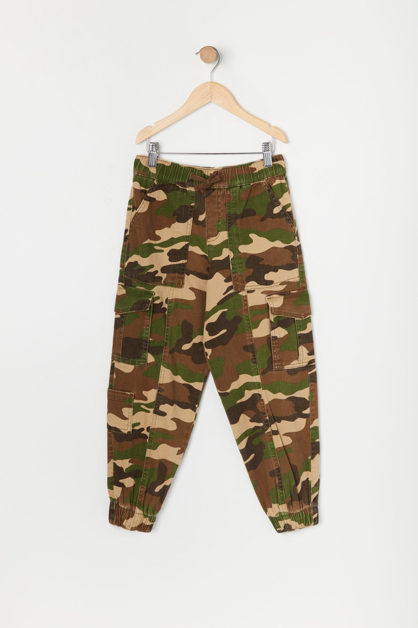 Girls Camo Balloon Cargo Jogger sold by Urban Planet