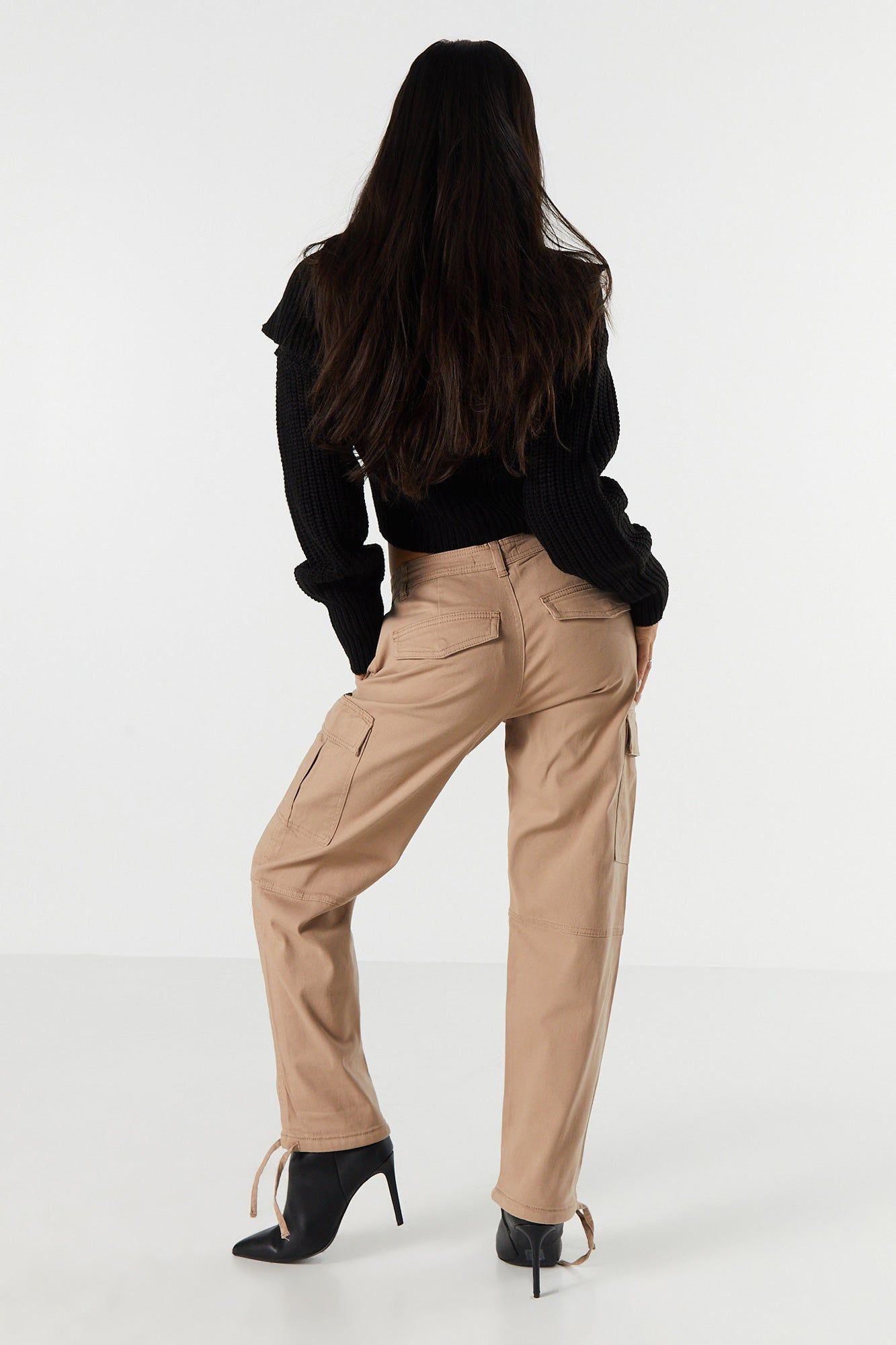 Pantalon cargo à taille mi-haute sold by Urban Planet product image thumbnail 3