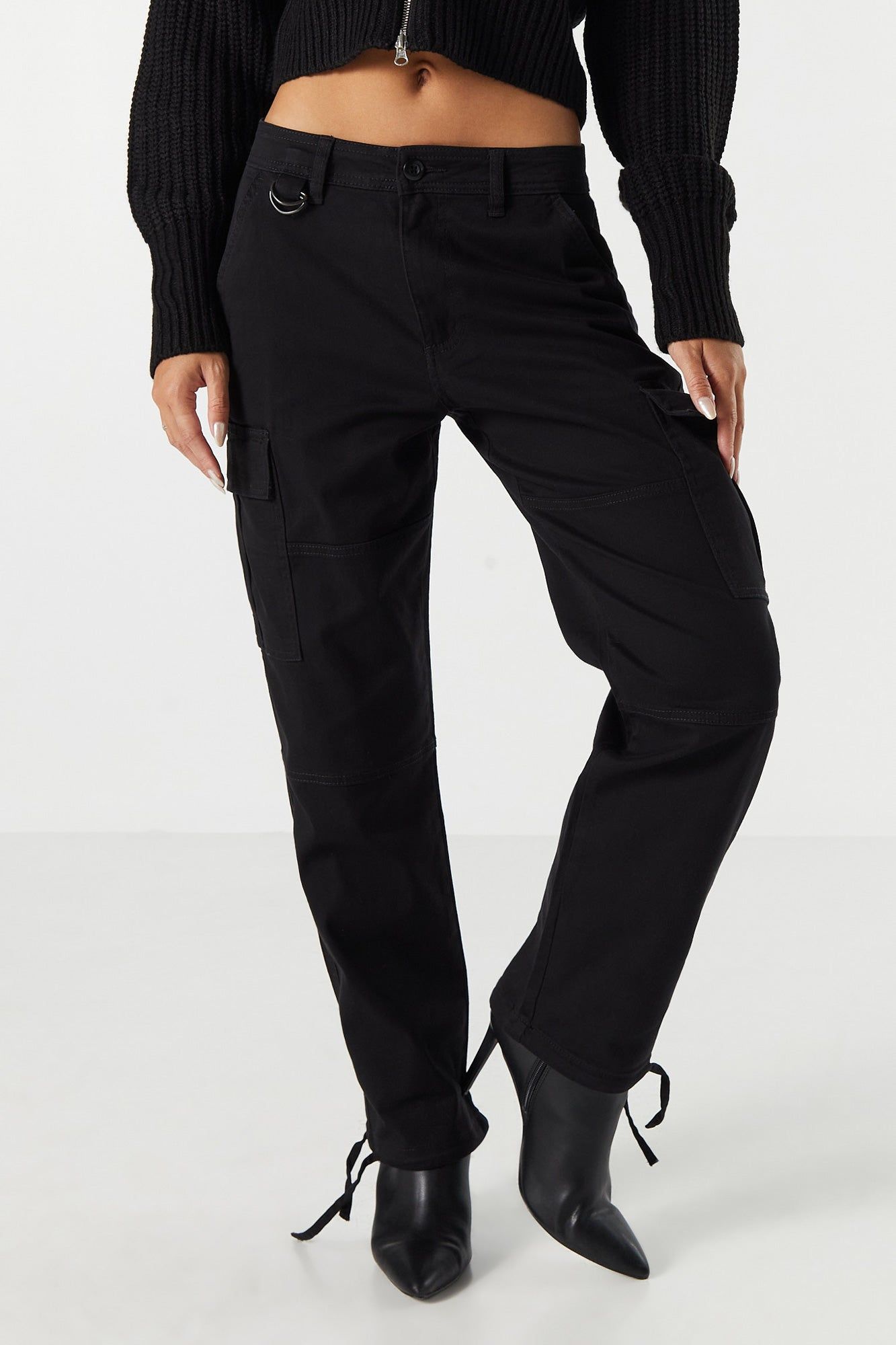 Pantalon cargo à taille mi-haute sold by Urban Planet product image thumbnail 5