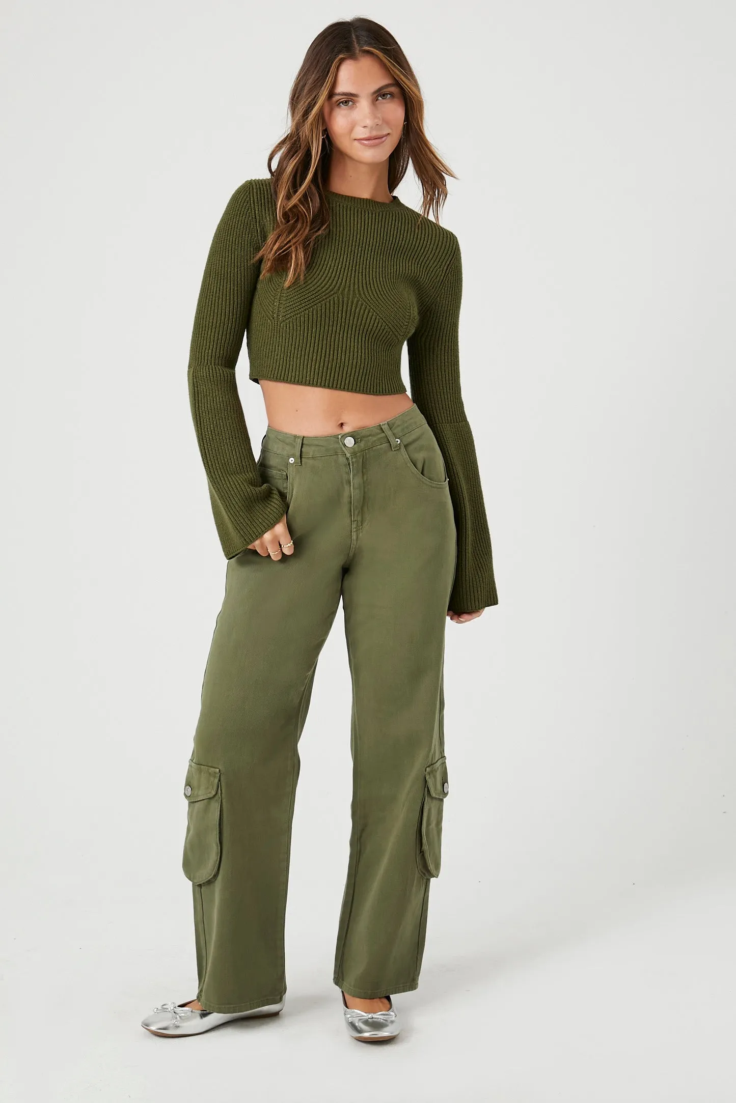 Twill Straight Leg Cargo Pant sold by Urban Planet product image thumbnail 5