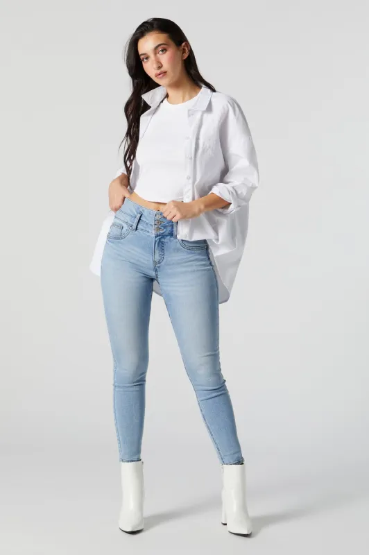 Ibiza Light Wash Push Up Jean sold by Urban Planet