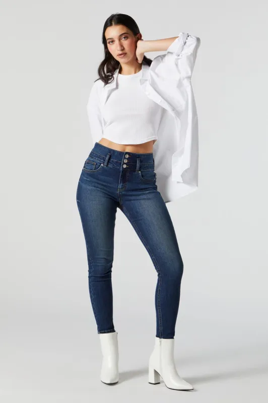 Ibiza Dark Wash Push Up Jean sold by Urban Planet