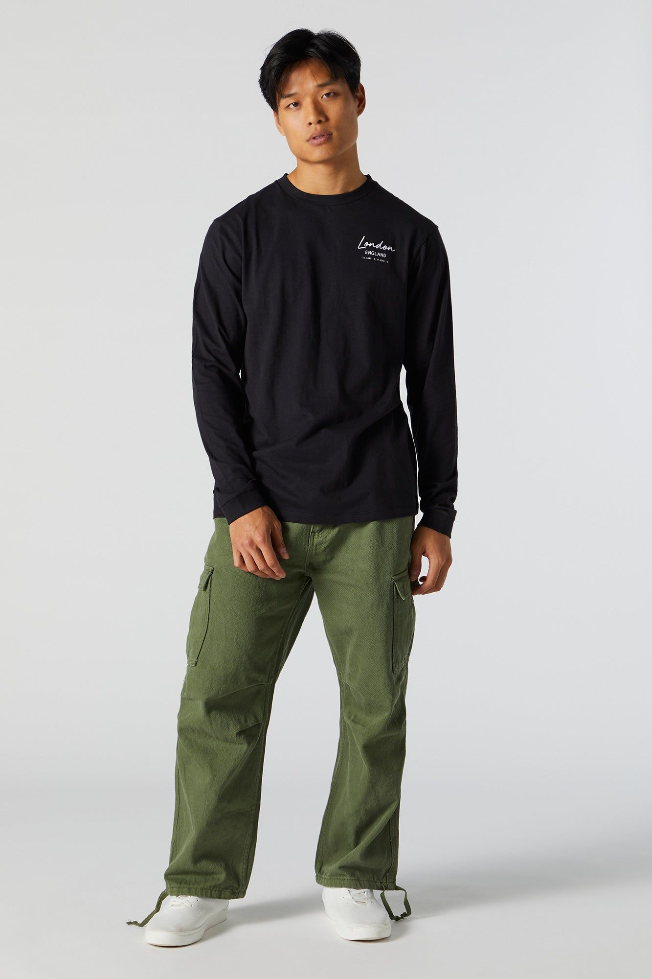 London Graphic Long Sleeve Top sold by Urban Planet product image thumbnail 3