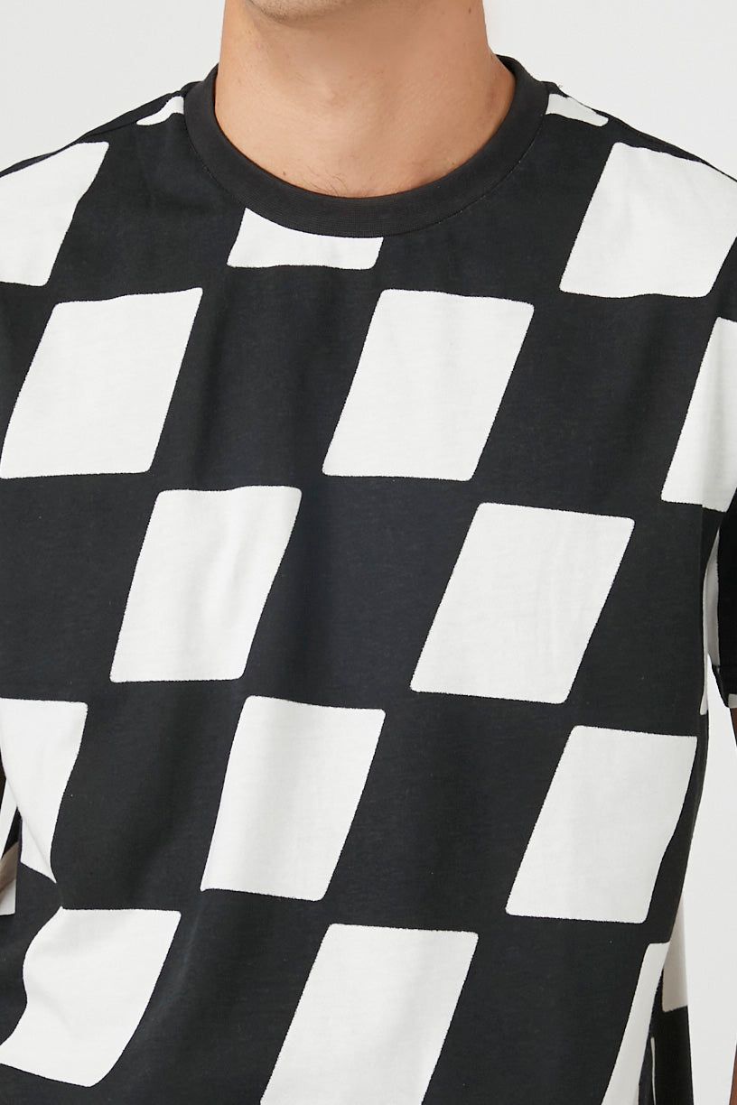 Checkered Crewneck T-Shirt sold by Urban Planet product image thumbnail 5