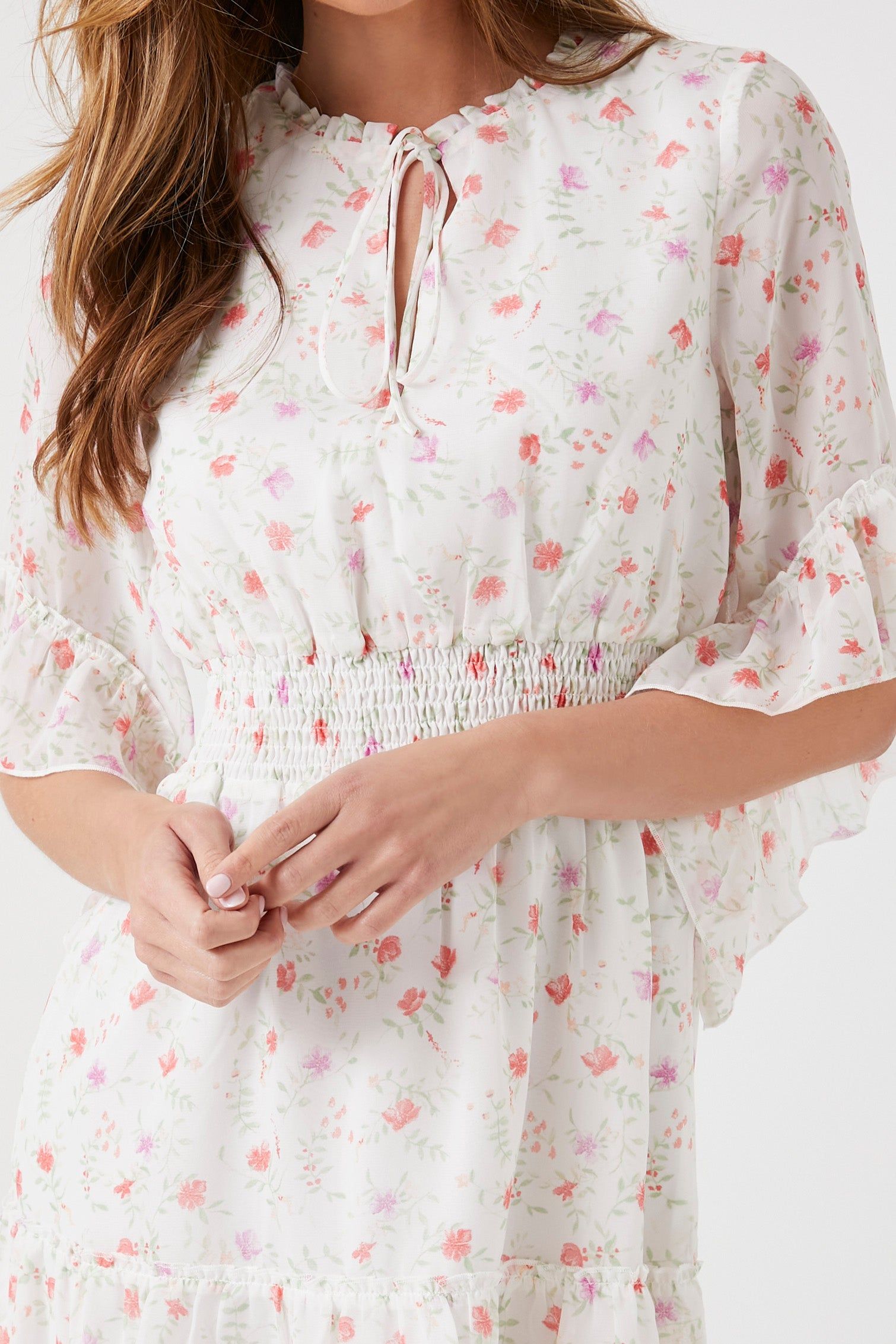 Minirobe fleurie en chiffon sold by Urban Planet product image thumbnail 4