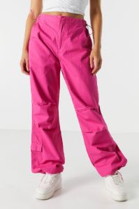 Canvas High-Rise Cargo Parachute Pant sold by Urban Planet