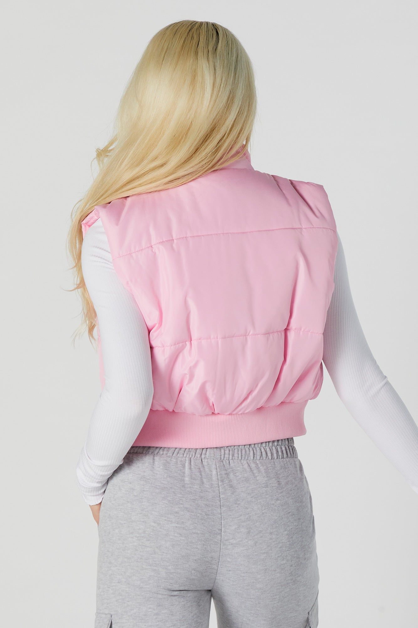 Zip-Up Puffer Vest sold by Urban Planet product image thumbnail 2