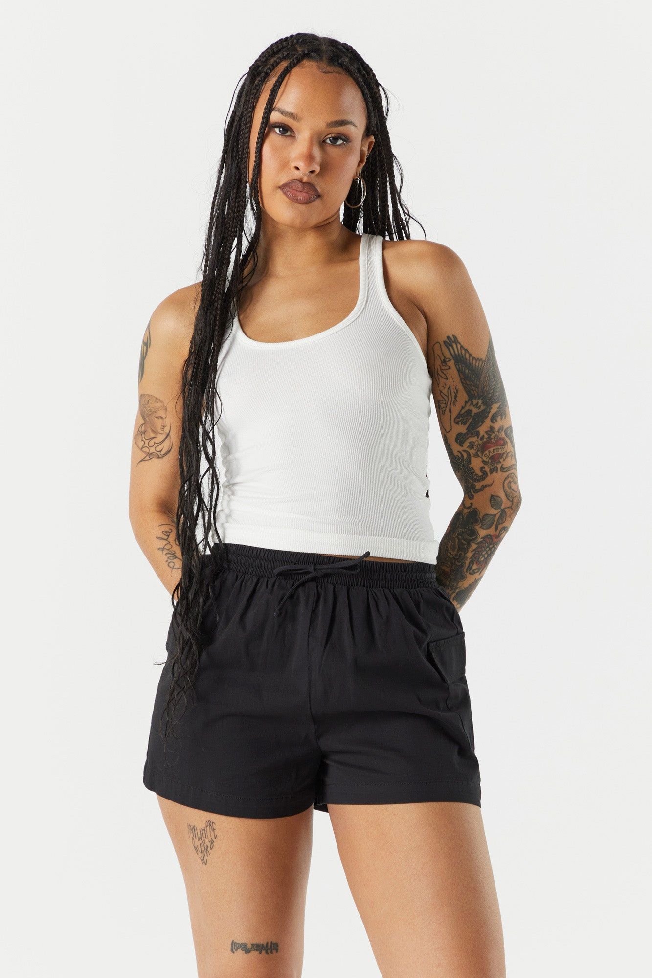 Short cargo à taille coulissante sold by Urban Planet product image thumbnail 4