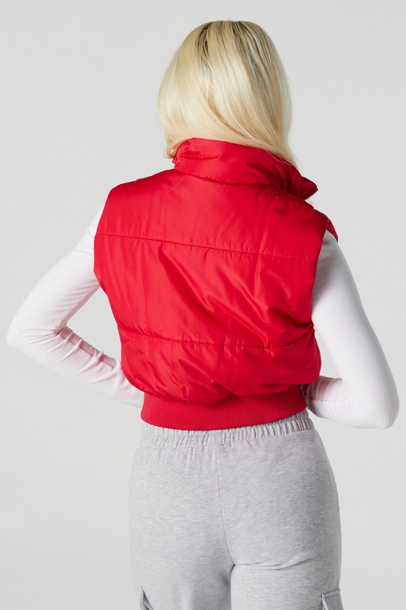 Zip-Up Puffer Vest sold by Urban Planet product image thumbnail 5