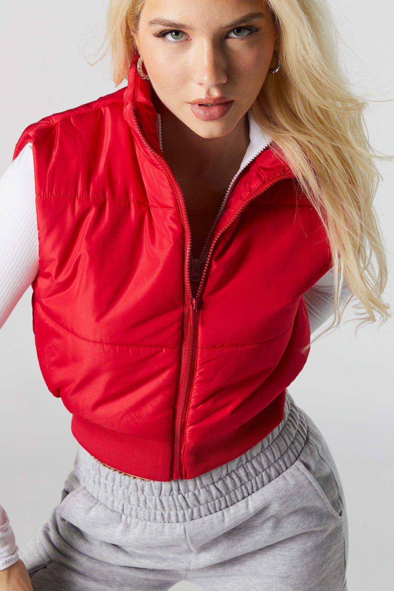 Zip-Up Puffer Vest sold by Urban Planet product image thumbnail 4