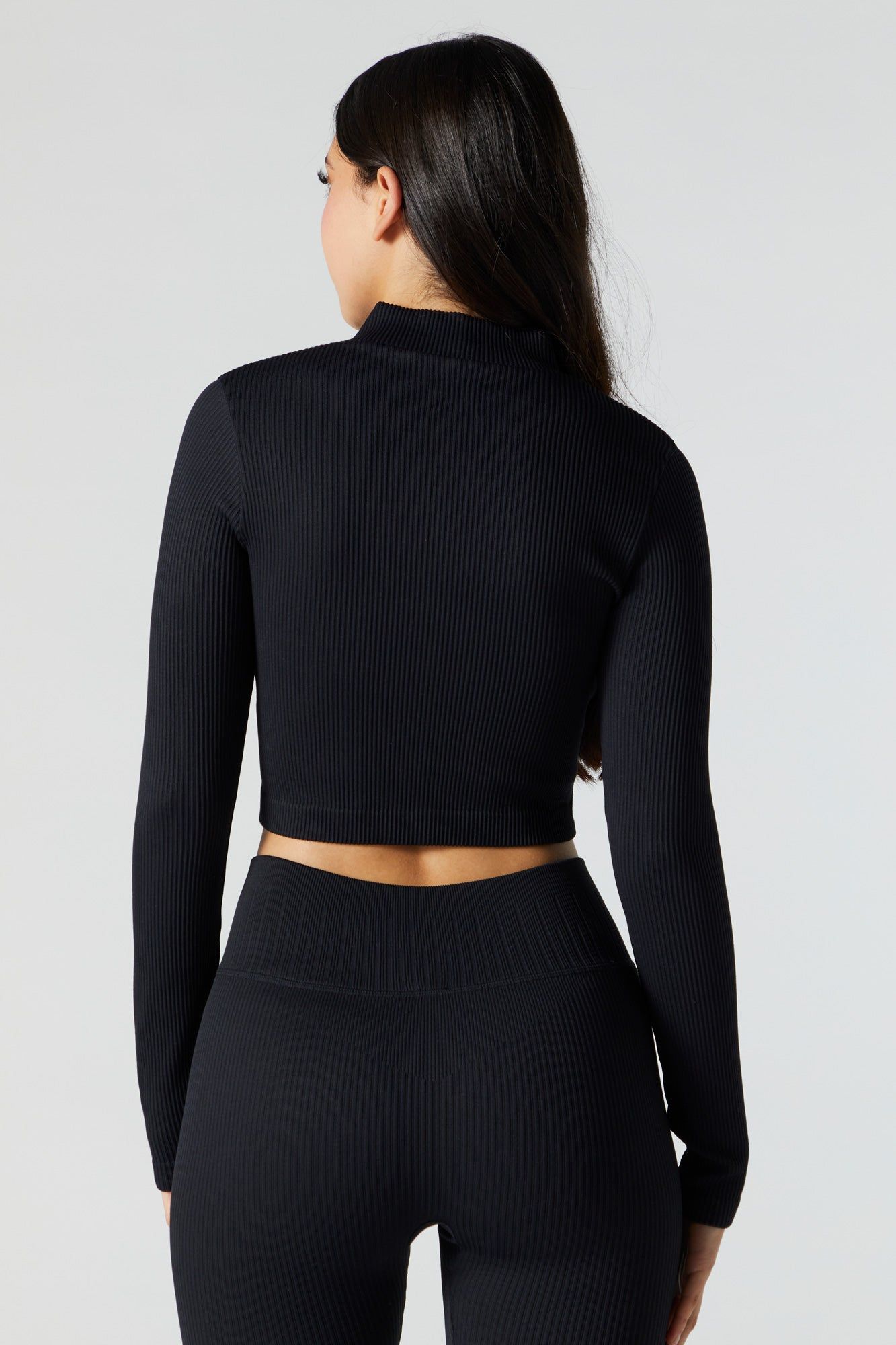 Haut Sommer Ray Active sans couture avec fermeture à glissière sold by Urban Planet product image thumbnail 2