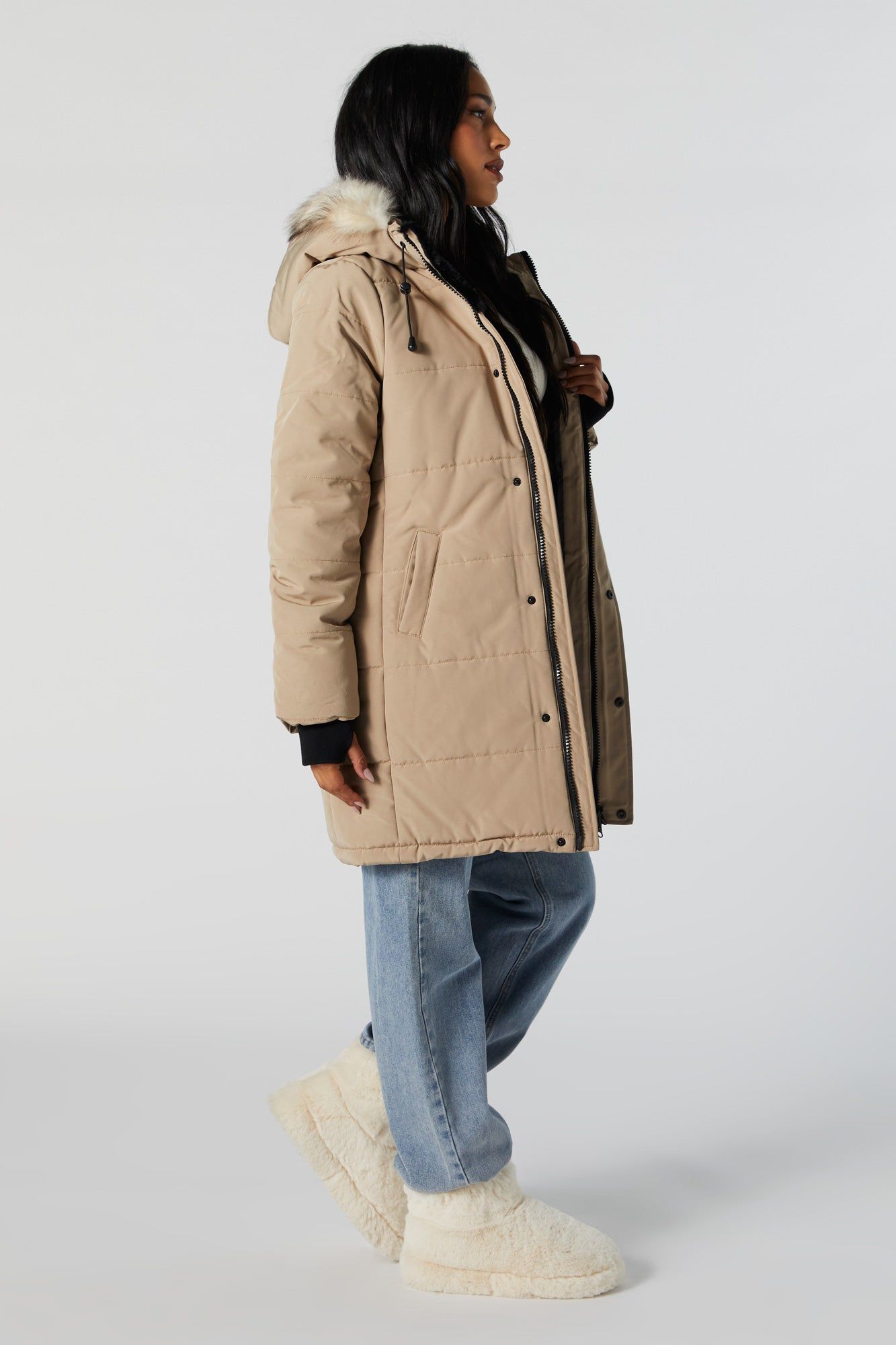 Quilted Puffer Jacket sold by Urban Planet product image thumbnail 2